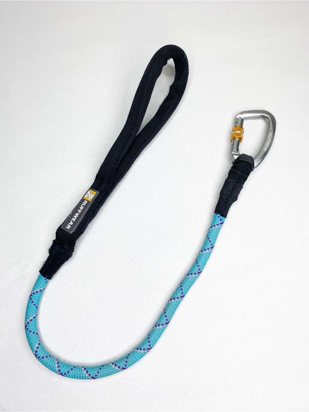 RuffWear Knot-A-Long Dog Leash 30” Rope Secure Lock Carabiner Padded Handle